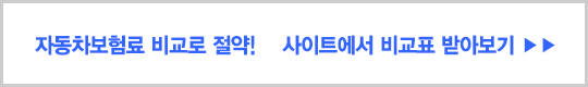 자동차보험료 비교표 받아보기